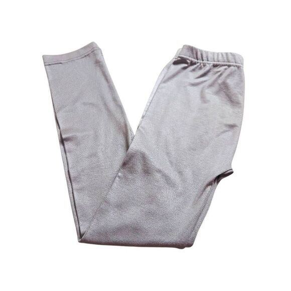 Children's Place Silver leggings M7/8 - Picture 1 of 4